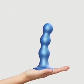 Фаллоимитатор Strap-On-Me Dildo Plug Balls, голубой, L 0