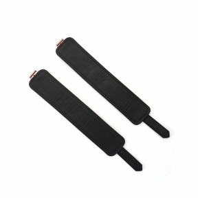 Кожаные поножи Liebe Seele Wine Red Ankle Cuffs, съемная цепочка-крепление 8