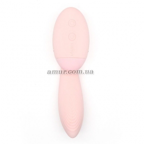 Вакуумный вибратор Kistoy Tina Mini Light Pink, вагинально-клиторальный 5