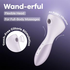 Вибромассажер Satisfyer Wand-erful с вакуумной клиторальной стимуляцией 5
