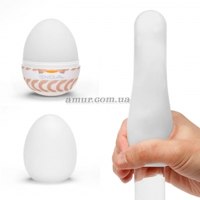 Мастурбатор-яйцо Tenga Egg Ring с ассиметричным рельефом 1