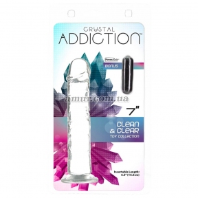 Фалоімітатор Addiction - Crystal Vertical 4