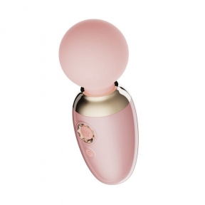 Смарт-вібратор Zalo - AVA, рожевий, 8 режимів, з підігрівом, дуже потужний та компактний 3