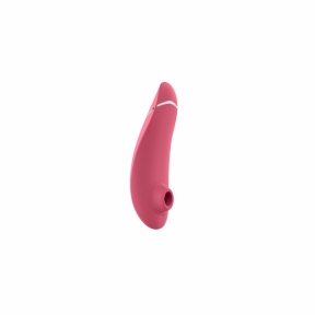 Вакуумний кліторальний стимулятор Womanizer Premium 2, малиновий, функції Autopilot та Smart Silence 2