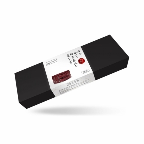 Шкіряний пояс для бондажу Liebe Seele Wine Red Waist Cuff 7