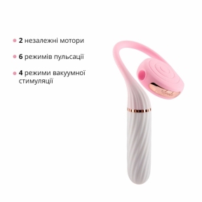 Пульсатор с вакуумной стимуляцией Otouch LolliPop, розовый 2