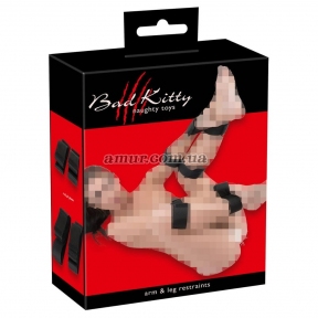 Набір фіксуючих стрічок для рук та ніг Bad Kitty «Arm & Leg Restraints» 7