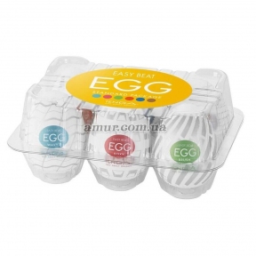 Набір яєць-мастурбаторів Tenga Egg New Standard Pack (6 яєць) 3