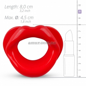 Силиконовая капа-расширитель для рта в форме губ XOXO Blow Me A Kiss Mouth Gag 3
