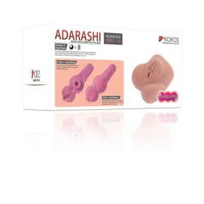 Мастурбатор-вагіна, двошарова Kokos Adarashi 3, Double Layer 4