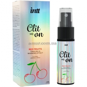 Збуджуючий спрей для клітора Intt Clit Me On Red Fruits Warming Effect, 12 мл 2