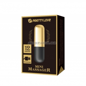 Перезаряжаемая вибропуля «Pretty Love - Mini Massager», 12 режимов вибрации 7