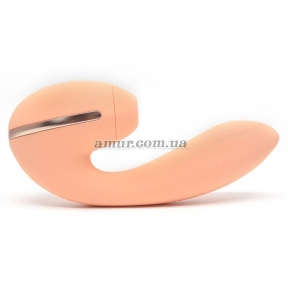 Вакуумный вибратор Kistoy Tina Mini Orange, вагинально-клиторальный 0