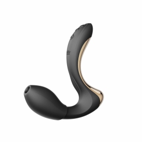 Вібратор-пульсатор із вакуумною насадкою Zalo G-Spot, чорний 0