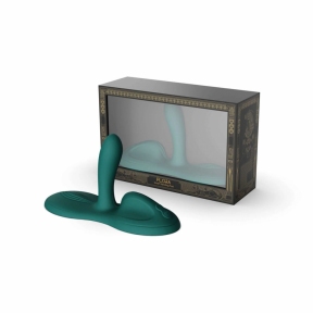 Sit-on-top смарт-вибратор Zalo, зеленый, 9 моторов 6