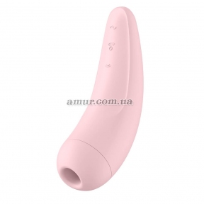 Вакуумний кліторальний стимулятор Satisfyer Curvy 2+ Pink з керуванням через інтернет 0