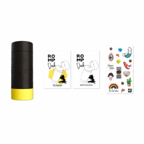 Мастурбатор з ефектом вакууму Romp Dash Black, багата текстура, багаторазовий 5