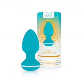 Анальна вібропробка Cala Azul – Blanca Vibrating anal plug, 10 режимів 7