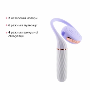 Пульсатор с вакуумной стимуляцией Otouch LolliPop, фиолетовый 2