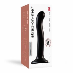 Фалоімітатор Strap-On-Me P&G-Spot Dildo, силікон, розмір M 4