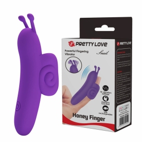 Вибратор на палец «Pretty Love Snail Powerful Fingering», 10 режимов вибрации 9