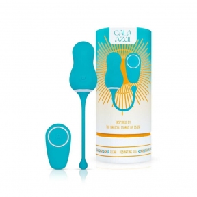 Виброяйцо Cala Azul – Elena Vibrating Egg With Remote Control, 10 режимов, пульт ДУ 8