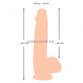 Реалистичный фаллоимитатор «NS Dildo with movable Skin», 25 см 8