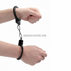 Металеві наручники «Ouch! Beginners Handcuffs», чорні 1