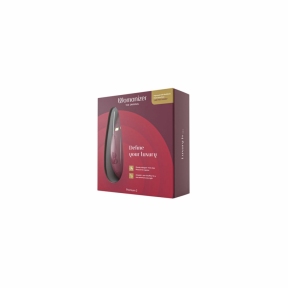Вакуумний кліторальний стимулятор Womanizer Premium 2, бордовий, функції Autopilot та Smart Silence 7
