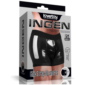 Трусы для страпону Chic Strap-On shorts, черные 2