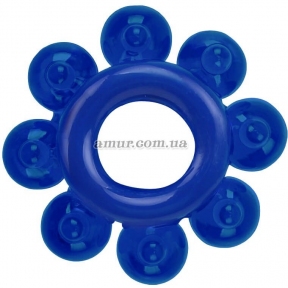 Набір із 4 ерекційних кілець «Cock Rings Set», синій 0