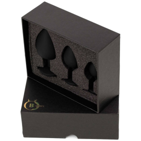 Набор силиконовых анальных пробок Jewellery Silicone Plug Set 4