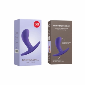 Анальна пробка Fun Factory BOOTIE S, фіолетова, діаметр 2,8 см 4
