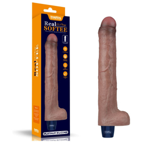 Реалістичний вібратор LoveToy Real Softee, 26,5 см 5