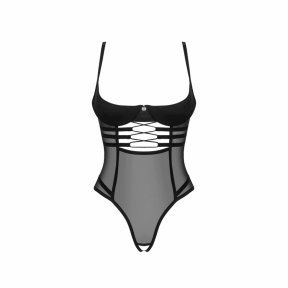 Боди Obsessive Roxelia crotchless teddy 1