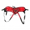 Трусы для страпона Sportsheets - SizePlus Red Lace Satin Corsette, с корсетной утяжкой 2