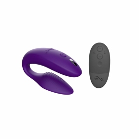 Смарт-вібратор для пар We-Vibe Sync 2, фіолетовий, 10 віброрежимів, пульт ДК 0