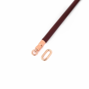 Фиксатор-распорка для ног или рук Liebe Seele Wine Red Spreader Bar, дерево + натуральная кожа 3