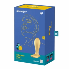 Анальна смарт-пробка із вібрацією Satisfyer Intensity Plug, золотиста 6