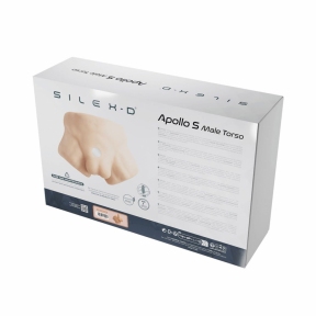 Полуторс с фаллоимитатором на присоске SilexD Apollo S Male Torso Caramel 6