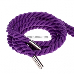 Мотузка для бондажу «Premium Silkyk» 5 метрів, фіолетова 0