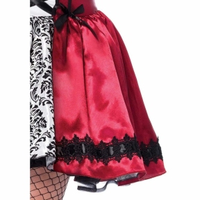Эротический костюм Красной шапочки Leg Avenue Gothic Red Riding Hood, платье, накидка 13