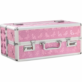 Великий кейс для секс-іграшок Bms Factory Large Lokable Vibrator Case, рожевий, кодовий замок 0