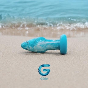 Скляна анальна пробка Gildo Ocean Curl, макс. діаметр 4 см 6
