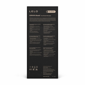 Анальні буси з вібрацією LELO Soraya Beads, чорні, різний діаметр намистин, 8 режимів 6