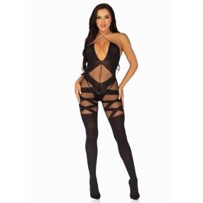Бодистокинг Leg Avenue Illusion halter bodystocking One size, черный 4
