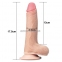 Фалоімітатор «Sliding Skin Dual Layer Dong 7''» 2