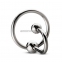 Уретральная вставка с кольцом Sinner Gear Unbendable - Sperm Stopper Solid, диаметр кольца 2,6см 0