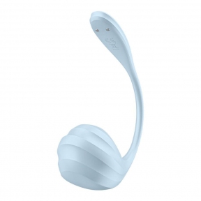 Смарт-віброяйце Satisfyer Smooth Petal Connect App, блакитне 3