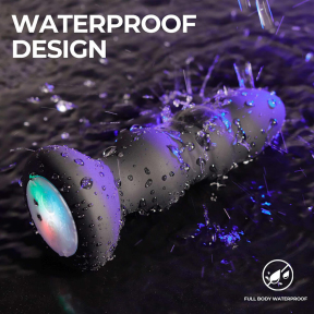 Анальный стимулятор «Lighting Anal Plug», пульт ДУ, пульсация, 9 режимов вибрации 3